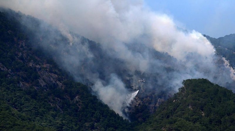 Kazdağları`ndan yüreklere su serpen haber! Yangın kontrol altına alındı, soğutma çalışmaları sürüyor