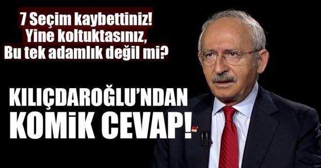 Kılıçdaroğlu`ndan 7 yenilgi eleştirisine yanıt