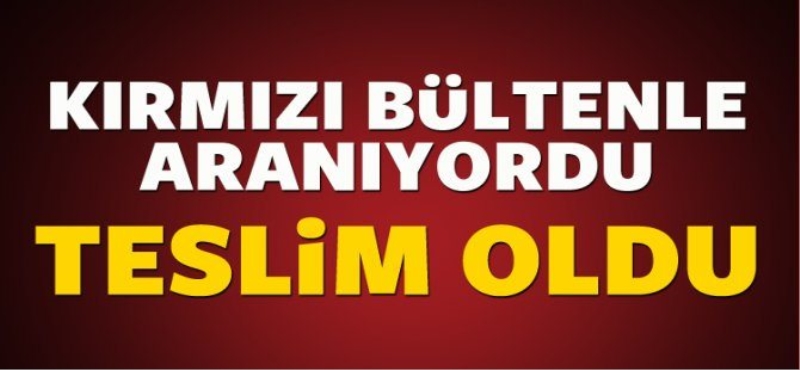 Kırmızı bültenle aranan  Ünlü işadamı teslim oldu