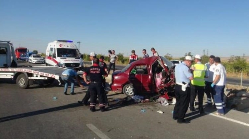 Konya'da kaza: Aynı aileden 3 kişi ölü