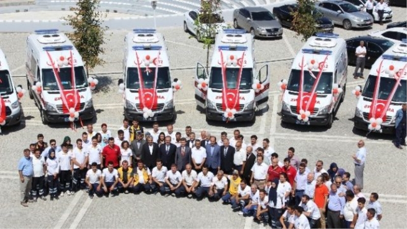 Konya`da, 19 Ambulans 112 Acil Sağlık Hizmetleri Bünyesine Katıldı