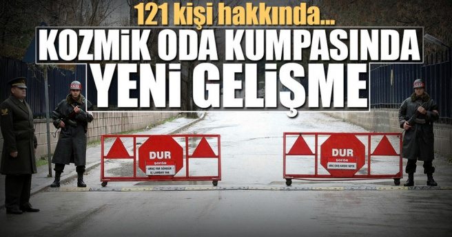 `Kozmik Oda` soruşturmasında 121 kişi hakkında dava