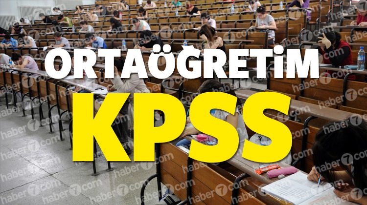 KPSS ortaöğretim memurluk sınav sonucu son dakika açıklaması (ÖSYM)