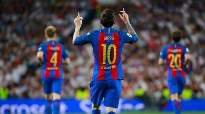 Lionel Messi Bernabeu`yu yaktı!