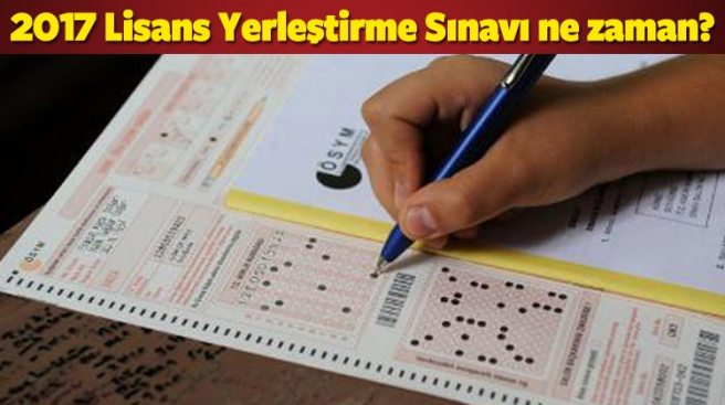 LYS sınavı ne zaman? - 2017 LYS başvuru tarihleri