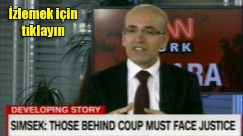 Mehmet Şimşek canlı yayında CNN sunucusuna böyle susturdu