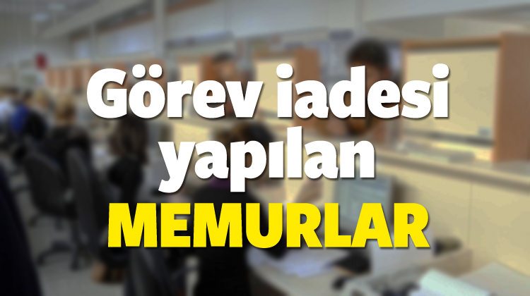 Memurlutan ihraç edilen ve göreve iade edilenlerin tam listesi - 2016