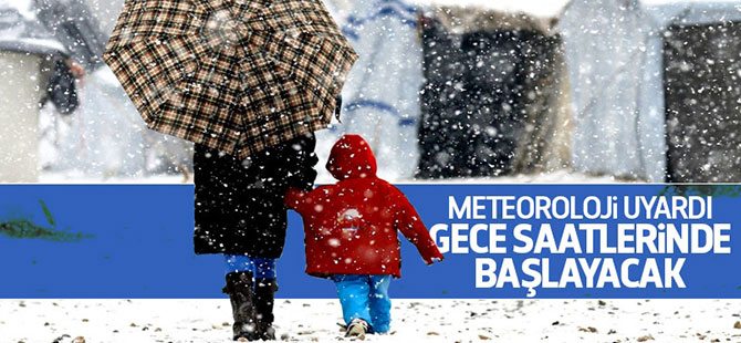 Meteoroloji'den kar yağışı uyarısı!