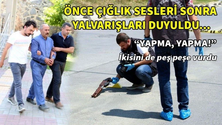 Mezarlıkta eşi ve kayınbiraderini vurdu