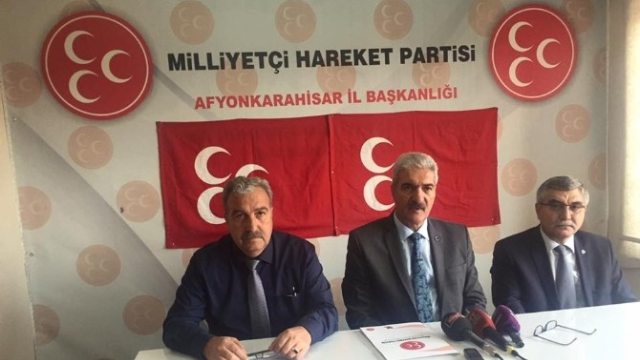 MHP Afyonkarahisar İl Başkanı Raşit Demirel Açıklaması