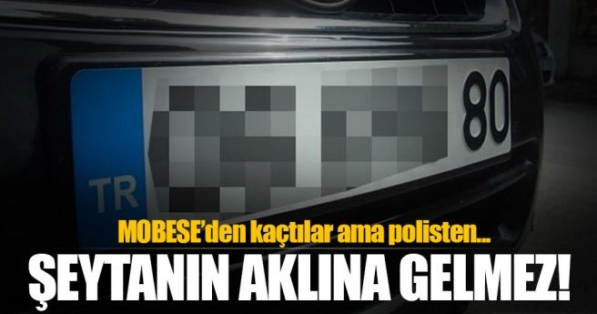 MOBESE`den kaçtılar ama polisten kaçamadılar