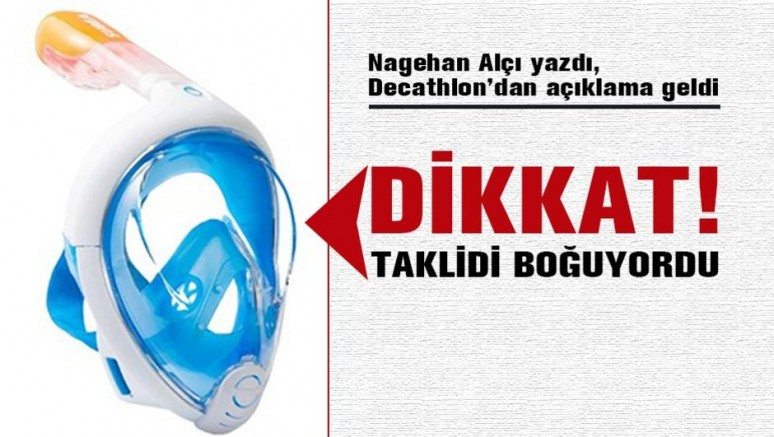 Nagehan Alçı yazdı, Decathlon`dan açıklama geldi