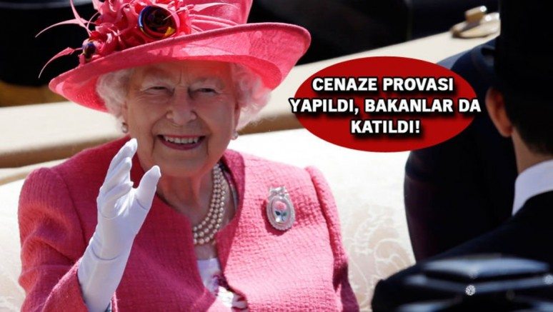 Ölmeden mezara koydular: Kraliçe Elizabeth`in cenaze provası yapıldı!