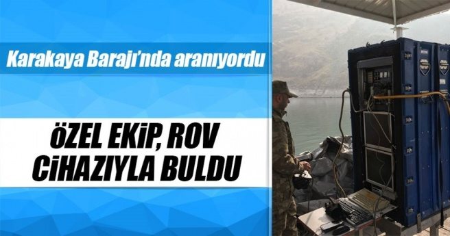 Özel ekip, `ROV` cihazı ile genç kızın cesedine ulaştı