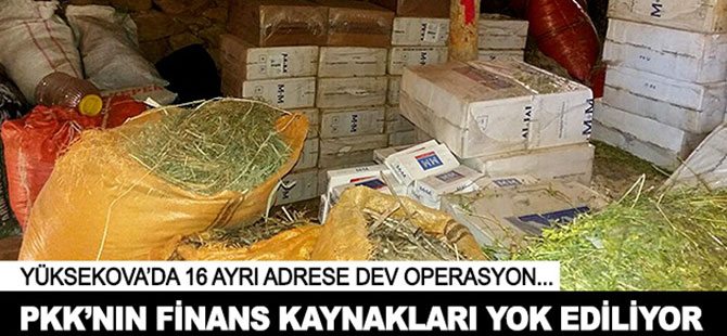 PKK'nın finans kaynakları yok ediliyor