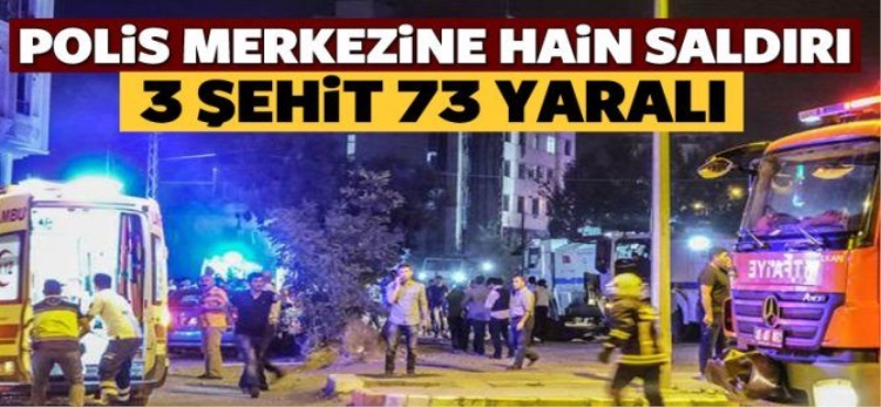 Polis merkezine bomba yüklü araçla Kalleş saldırı!