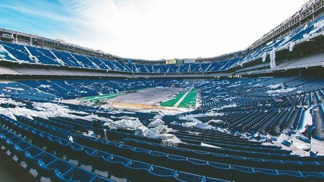 Pontiac Silverdome Stadı yıkılıyor