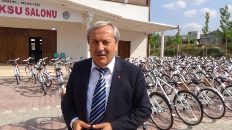 Sağlık Bakanlığı Tarafından Osmaneli`ne 100 Bisiklet