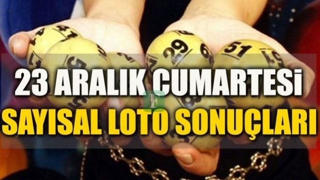 SAYISAL LOTO SONUÇLARI - SAYISAL LOTO DEVİR ETTİ Mİ? MPİ 23 ARALIK SAYISAL LOTO ÇEKİLİŞİ