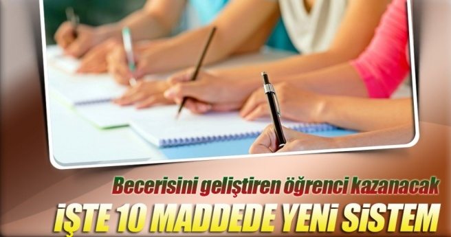 ?Sınavla uğraşmayın becerileri geliştirin?