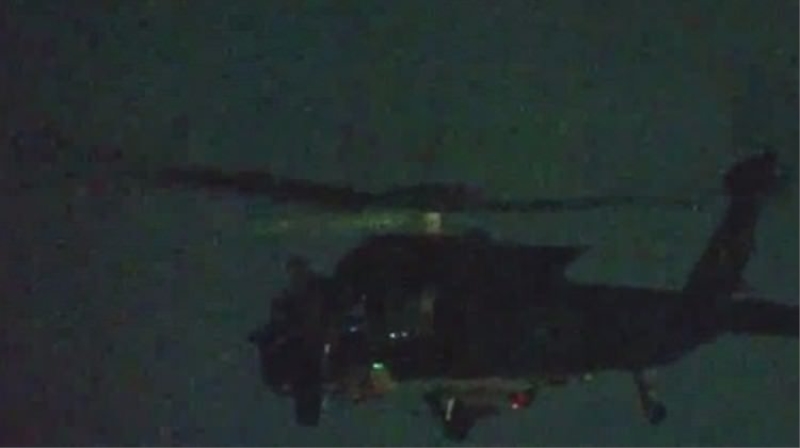 Sınırda ABD'li helikopter hareketliliği