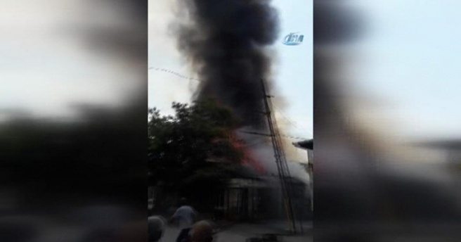 Son dakika... Ankara`da yangın: Çok sayıda iş yeri küle döndü