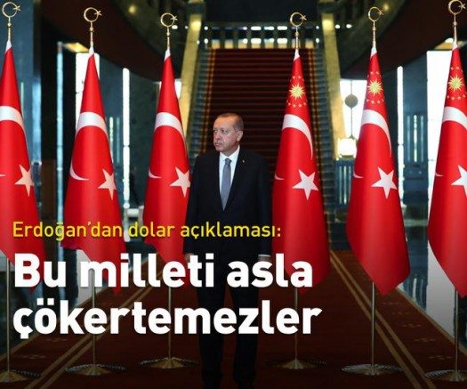 Son dakika... Cumhurbaşkanı Erdoğan`dan dolar açıklaması