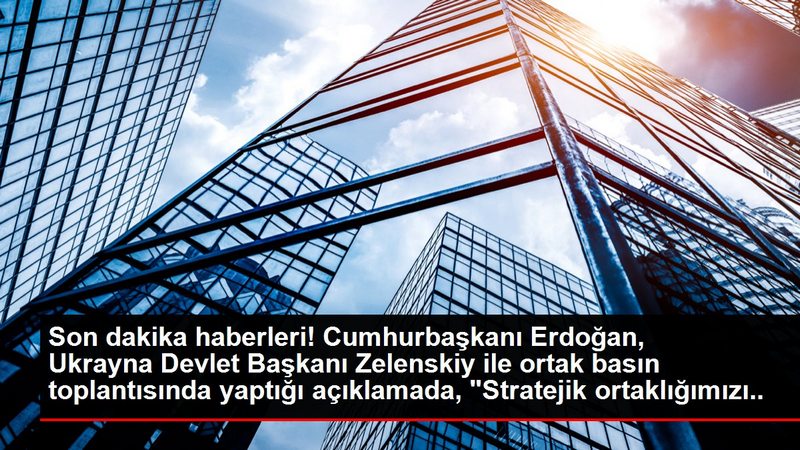 Son dakika! Cumhurbaşkanı Erdoğan, Ukrayna Devlet Başkanı Zelenskiy ile ortak basın toplantısında konuştu Açıklaması