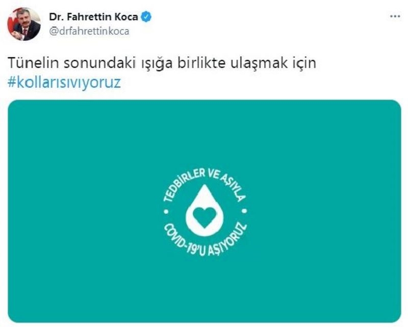 Son dakika gündem: Sağlık Bakanlığı`ndan koronavirüs aşısıyla ilgili tanıtım klibi