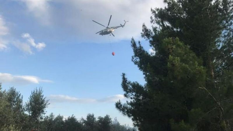 Son dakika haber! Osmaniye`de orman yangını büyümeden söndürüldü