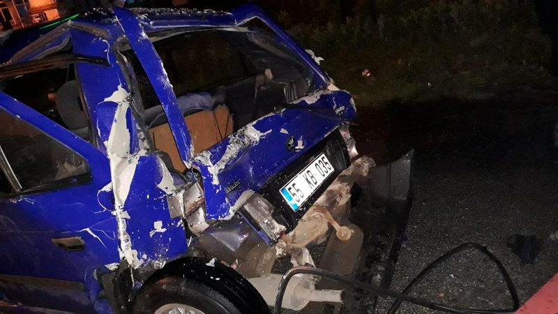 Son dakika haber: Samsun`da trafik kazası: 2 yaralı