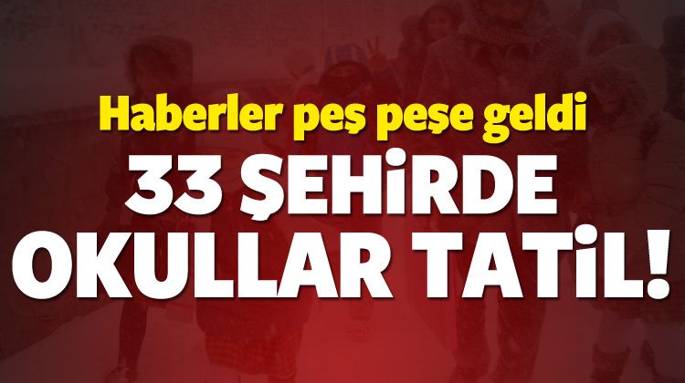 Son dakika okulların kar tatili haberleri! 14 Aralık