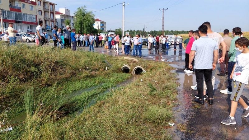 Son dakika: Tekirdağ`da suya kapılan 2 çocuk hayatını kaybetti... 200 metrelik kanalizasyon borusundan dereye düştüler