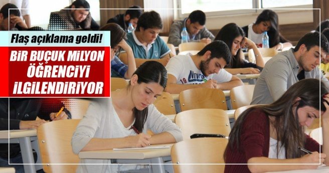 Son dakika: Yaklaşık bir buçuk milyon öğrenciyi ilgilendiriyor! AÖF`den son dakika açıklaması