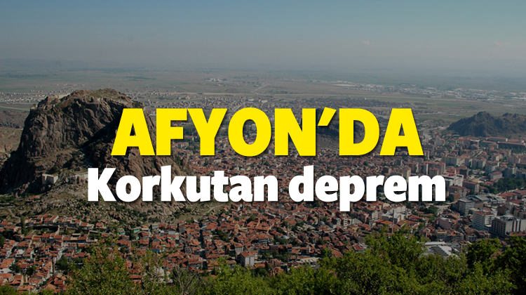 Son depremler - Afyon'da korkutan deprem! - SON DAKİKA (07.11.16)