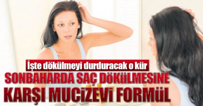 Sonbaharda saç dökülmesine karşı ısırgan ve lavantalı kür