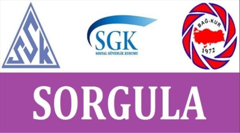 SSK ve SGK sorgulama işlemini internetten yapabilir miyim?