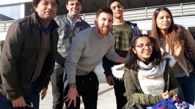 SURİYELİ SIĞINMACIYA MESSİ`DEN BÜYÜK SÜRPRİZ!