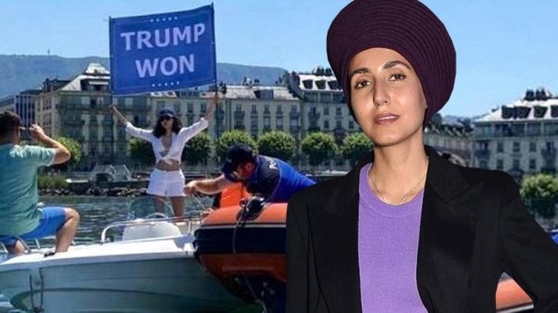 Tarihi zirvede Biden`ı protesto eden kadın, Usame bin Ladin`in öz yeğeni çıktı