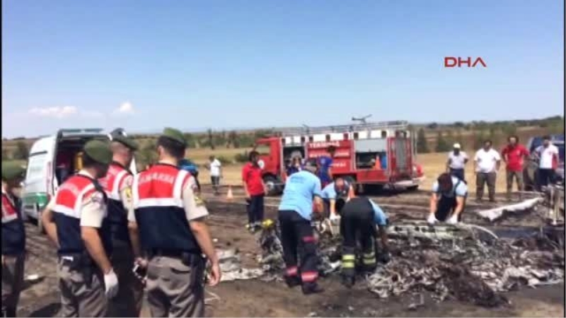 Tekirdağ` da Eğitim Uçağı Düştü; 2 Ölü- Ek Görüntüler 3