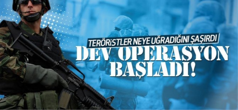 Terör örgütü PKK'ya büyük operasyon