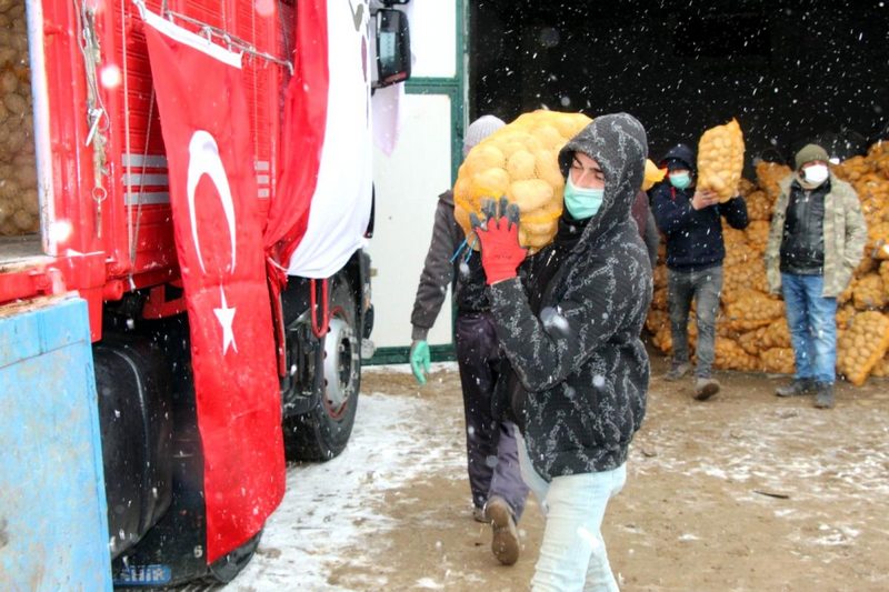 TMO, Nevşehir`de patates alımlarına başladı