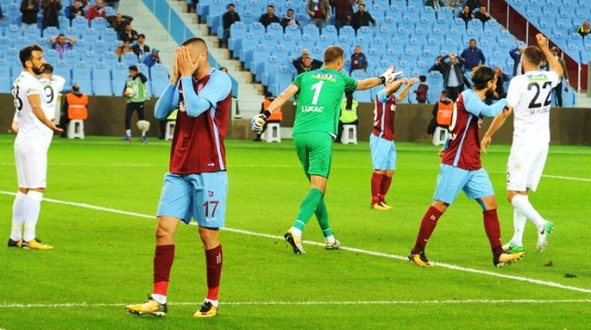 Trabzonspor`dan tarihi mağlubiyet!