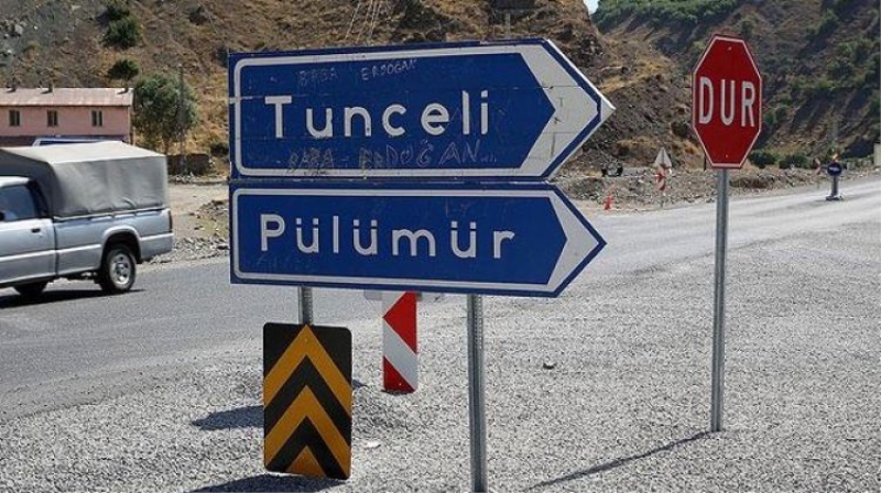 Tunceli'de bazı yollar ulaşıma kapatıldı