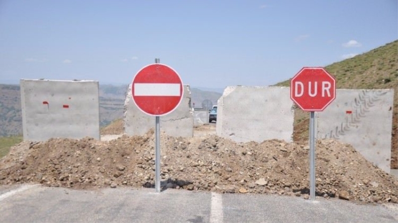 Tunceli-Erzincan yolu ulaşıma kapatıldı