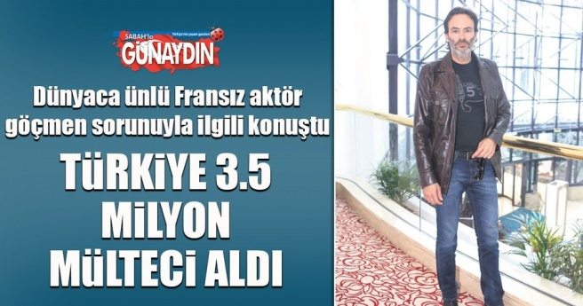 Türkiye çok büyük ülke 3.5 milyon mülteci barındırıyor