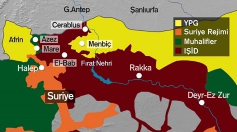 Türkiye PYD ve DAEŞ'i vuruyor