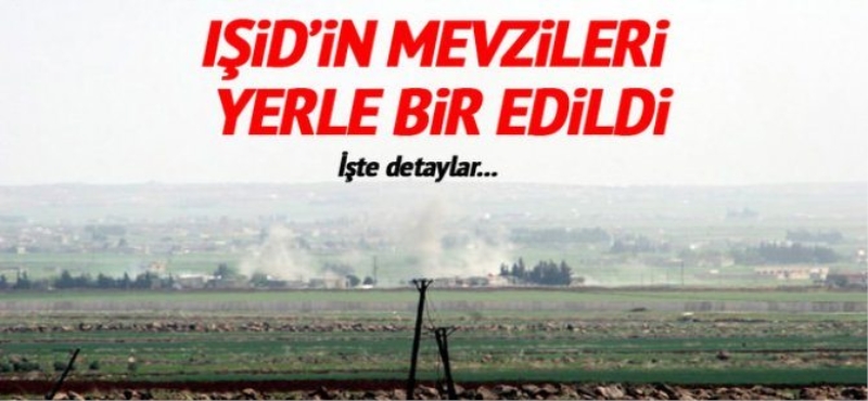 Türkiye PYD ve IŞİD mevzilerini obüslerle vurdu!