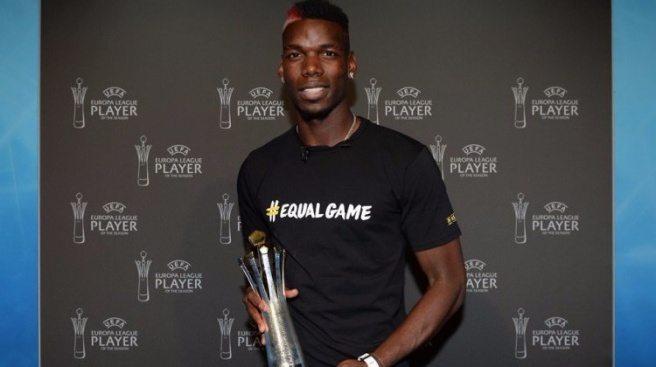 UEFA Avrupa Ligi`nin en iyisi Pogba