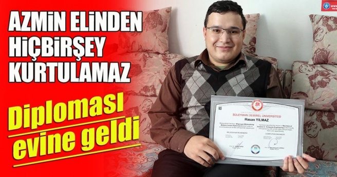 Uzaktan eğitimle bilgisayar mühendisi oldu